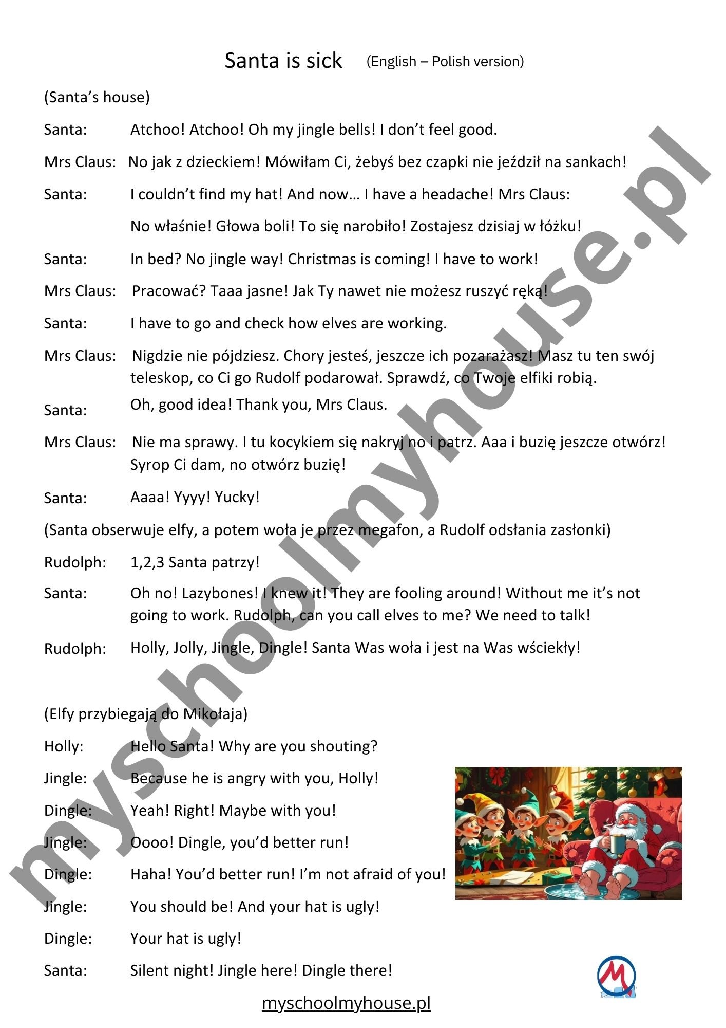 Scenariusz - Santa is sick - obrazek 2
