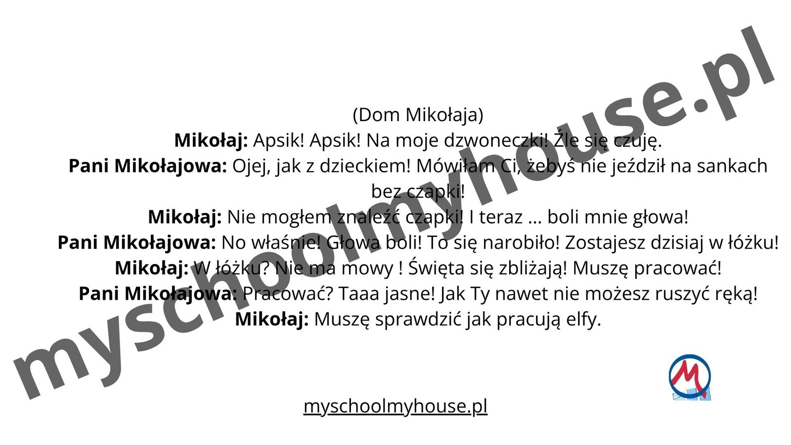 Teatr Kamishibai „Święty Mikołaj jest chory” – wersja polska - obrazek 3